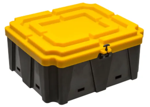Batteriekasten Xxl 660x710x300mm (Schachtelgröße)> 200ah Polypropylen-Kraftstoff- Und Säurebeständige Box