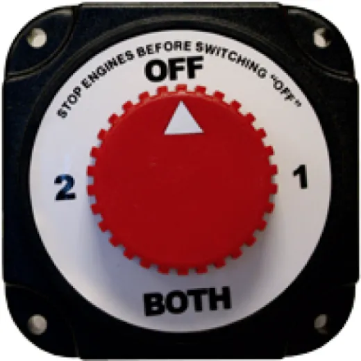 Batterieschalter, Kunststoff, 350a Dauerleistung (Spritzwasserdicht)