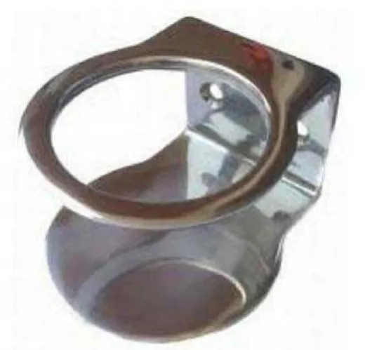 Becherhalter (Edelstahl, 1, mit Sockel)