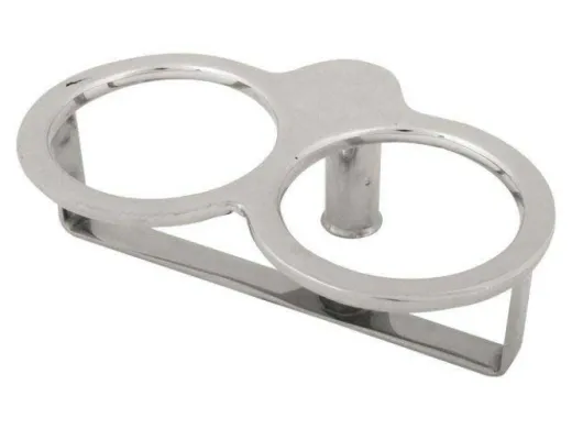 Becherhalter (Edelstahl, 2, ohne Boden)