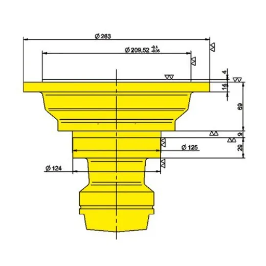 Bell Housing, Volvo Z-Antrieb