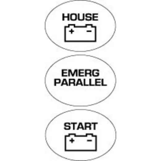 BEP Label Set f Batterieschalter 701720 Serie