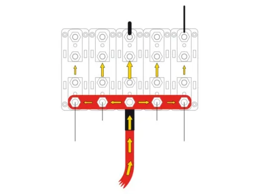 BEP Verbindungsplatten-Verbinder dreifach (1ST)