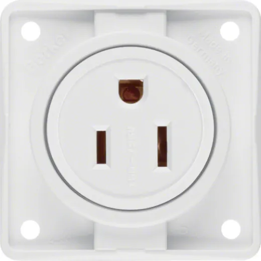 Berker Steckdose Amerikanisches System weiß ul/csa integro