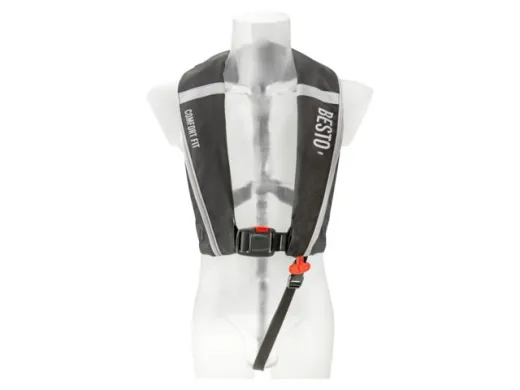 Besto Comfort Fit 180N Hüftgurt schwarz/grau