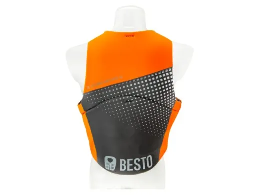 Besto Neoprene 50N Schwimmweste XS schwarz/grau/orange
