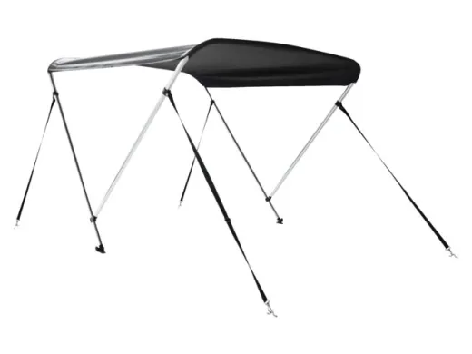 Bimini Top Deluxe 2-Arm 152x110-130x117cm schwarz