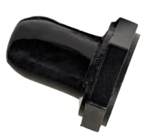 Black Button Boot, Low Amp Panel Mount P