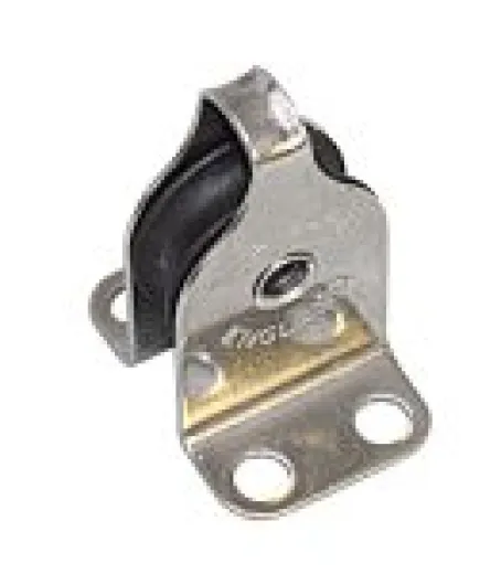 Block mit Hohlniet 20 x 4mm Carbon