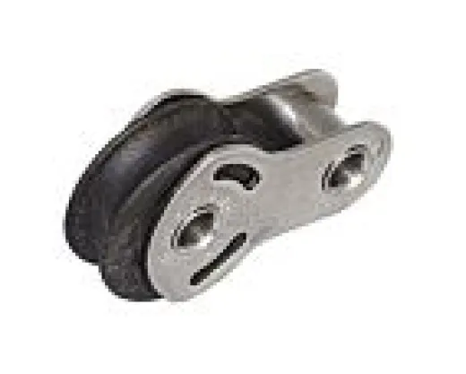 Block mit Hohlniet 20 x 4mm Carbon