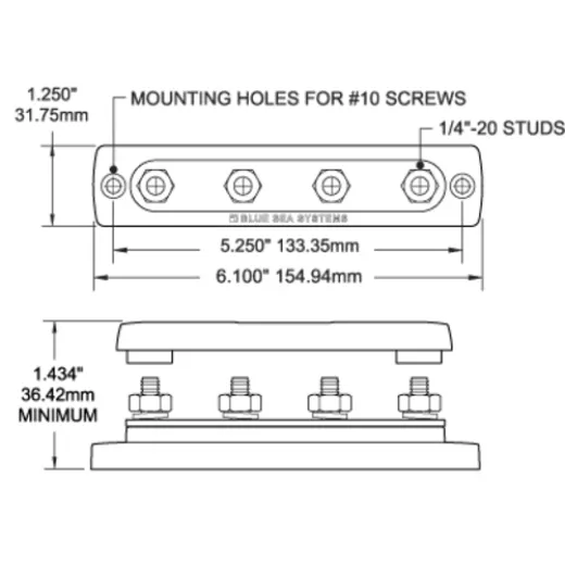 Blue Sea 150ASammelschiene