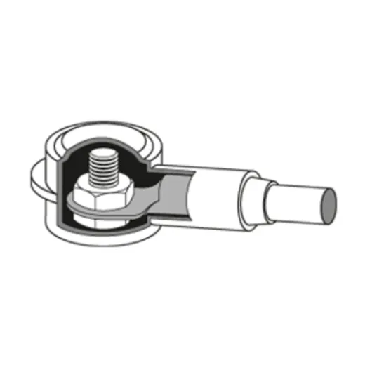 Blue Sea CableCap Schwarz 050 Bolzen