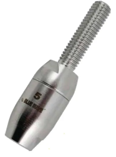 BLUE WAVE Seil-Gewindeterminal A4L 4mm M6 kurz