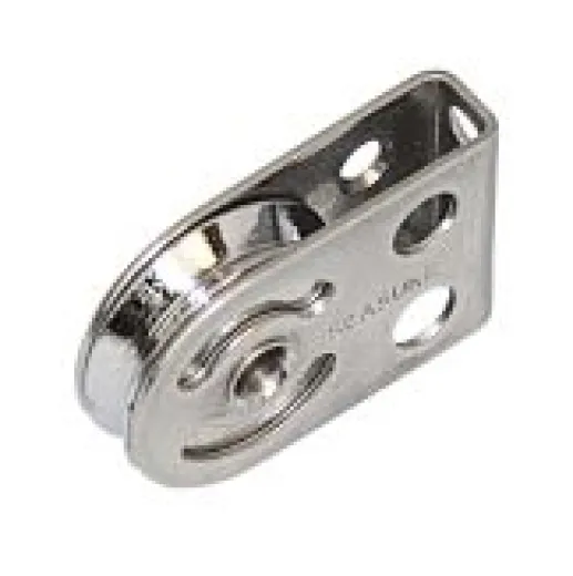 Bockrolle vertikal/horiz. 25 x 6mm Mess. verchr.