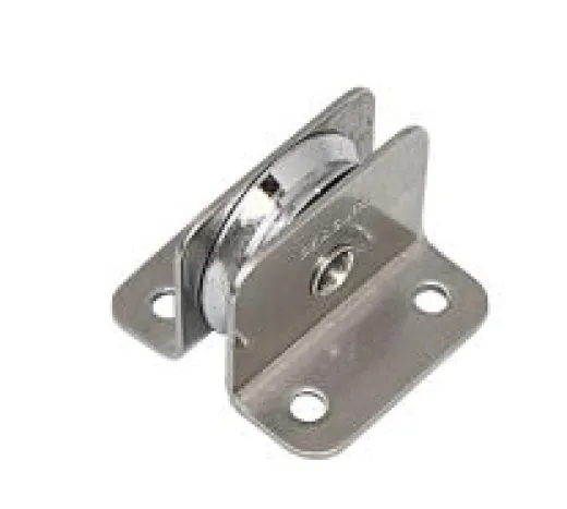 Bockrolle vertikal/horiz. 25 x 6mm Mess. verchr.