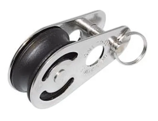 Bockrolle vertikal/horiz. 38 x 10mm Nylon