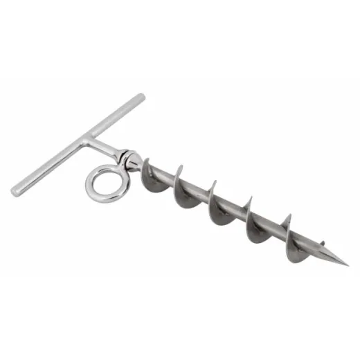 Bohr-Anker (Edelstahl304, 35 cm, Festmacherring)