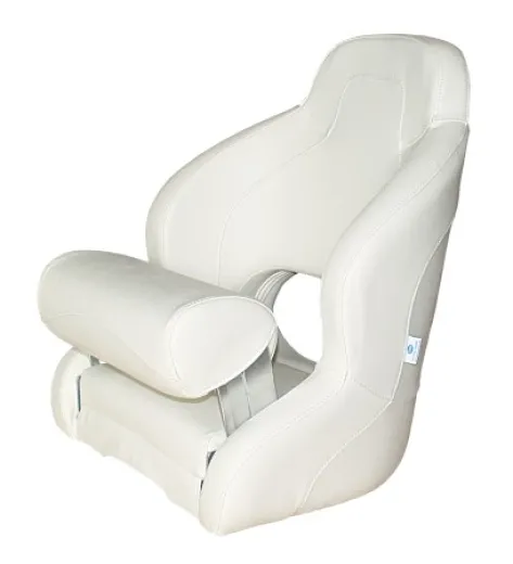 Bootssitz Flip-UP weiß/weiß