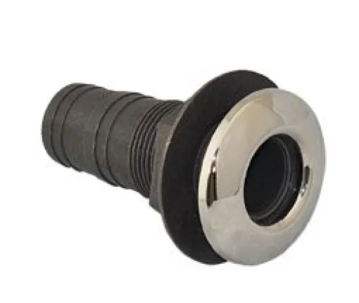 Borddurchbruch Acetal 1 1/4 mit Edelstahlkappe