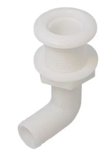 Borddurchbruch Acetal 1 weiß 90°-Winkel