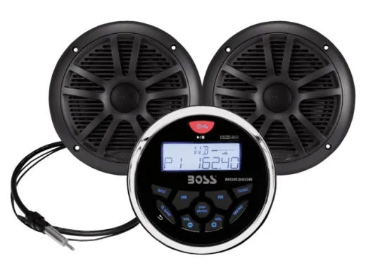 Boss Marine Radio Set schwarz MCKGB350B