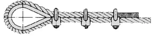 Bügelseilklemme Edelstahl für 10mm