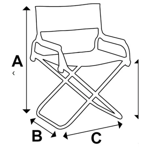 BUKH PRO Klappsessel weiß