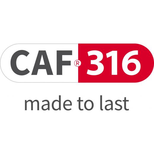CAF-316 Kappen/cap schwarz glänzend