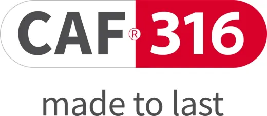 CAF-316 Kappe A4 mit Niete 4,4mm schwarz matt 100St.