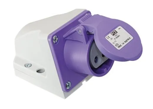 CEE-Einbausteckdose max.24V 32A 2-polig