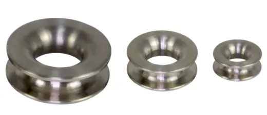 CLAMCLEAT Seil-Rundkausche Titan für Seil 7-8mm SB-Pack