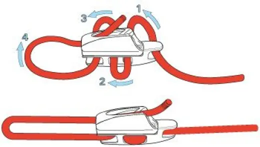 CLAMCLEAT(tm)AEROCLEAT m.CL211-II harteloxiert