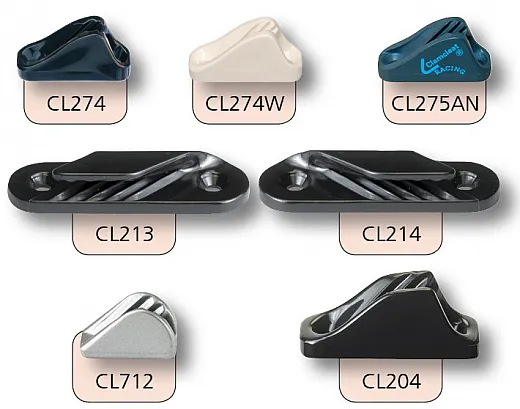 CLAMCLEAT(tm)RACING FINE LINE CLEAT BB 3-6mm