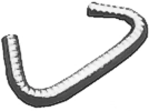 Clamps X1 für 8mm Gummileine im 100-Stück-Pack