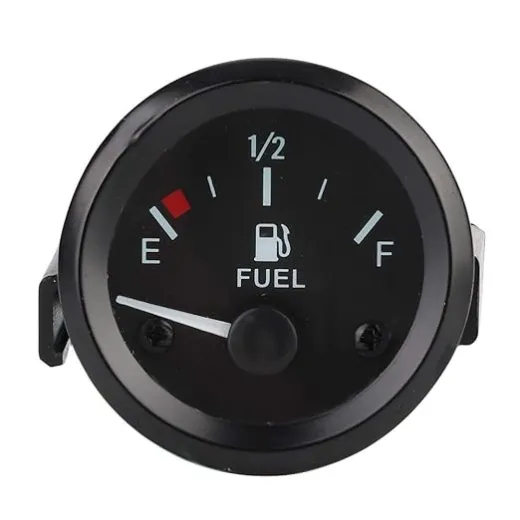 CM Fuel gauge 12/24V Black