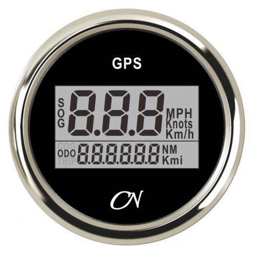 CN-Instrument GPS-Tacho Digital schwarz/chrom