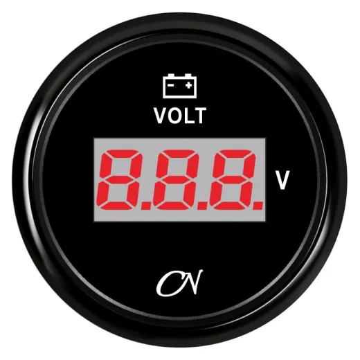 CN-Instrument Voltmeter DIGITAL schwarz/schwarz