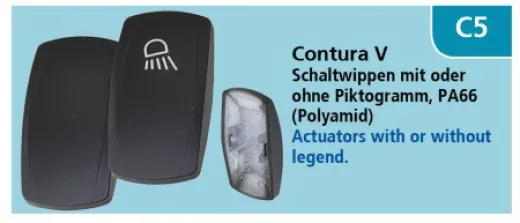 Contura V Schaltwippe Masterschalter Licht