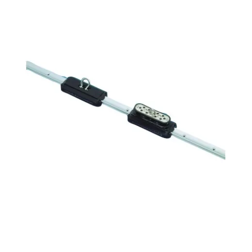 Allpa Aluminium Kugelgelagerter Travellerschlitten Mit Shackle, L=150mm, Arbeitslast=470kg
