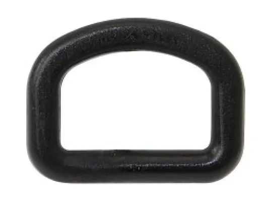 D-RINGE aus Acetal schwarz 25mm (10.St.Pack)