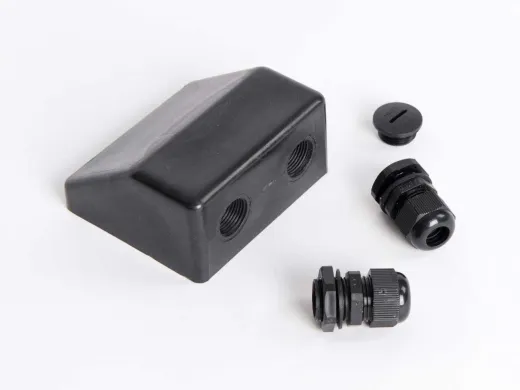 Dachdurchführung zu verdoppeln, das schwarz Solar-Panel