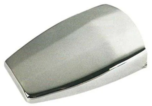 Decklüfter Chrom (175 x 115 x 40 mm)