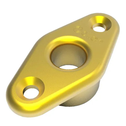 Decksdurchführung Alu 13mm ID Lila