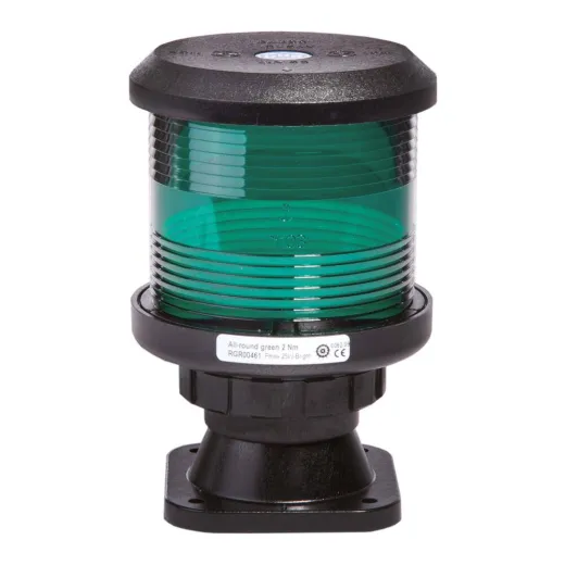 DHR Laterne (RGR35V, Fußbefestigung, rundum strahlend grün)