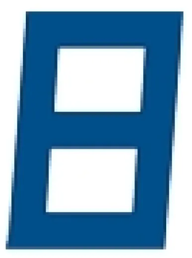 DIGITAL-Segelnummer 15 = 380mm BLAU #8 VP=10St.