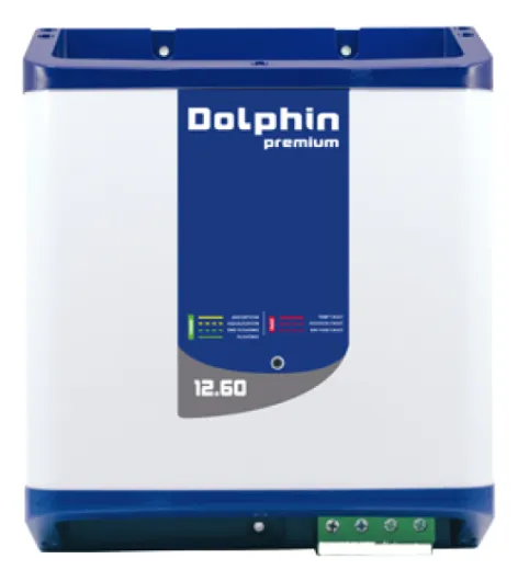 Dolphin Premium Elektronischer Batterielader, 12v, 60a, 284x240x115mm
