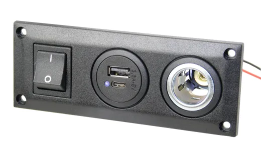 Doppelsteckdose mit USB-C/A und Universalsteckdose SB-Pack