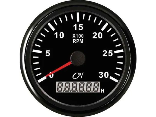 Drehzahlanzeiger - Schwarz Schwarz 0-3000 rpm