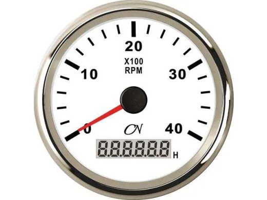 Drehzahlanzeiger - Weiß 0-4000 rpm