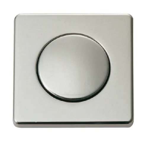 Druckknopfriegel mit Rosette rund verchromt